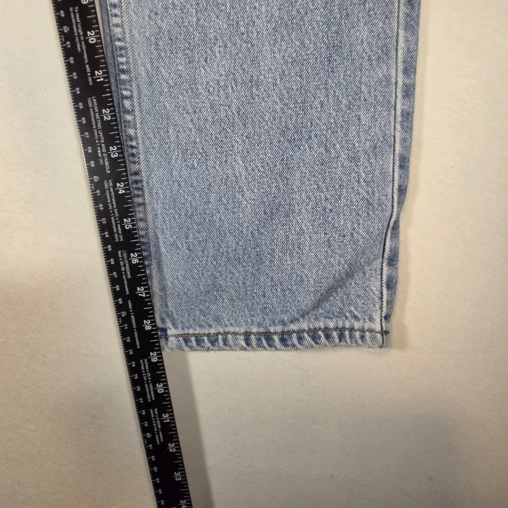 Vintage Levi's Jeans 505 38x30 Relaxed‎ Fit Straight Leg Light Wash Orange Tab